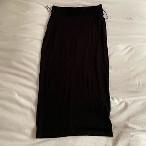 Black Midi Skirt